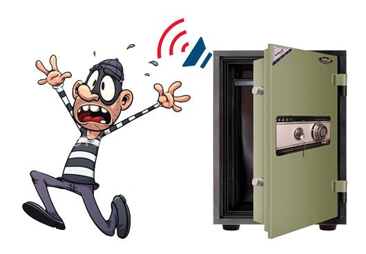 Sử dụng két sắt để giữ tài liệu