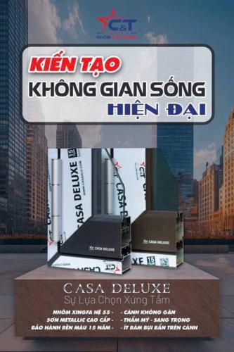 Nhôm Casa Deluxe: Giải Pháp Cửa Nhôm Xingfa Hệ 55 Cao Cấp &amp; Sang Trọng