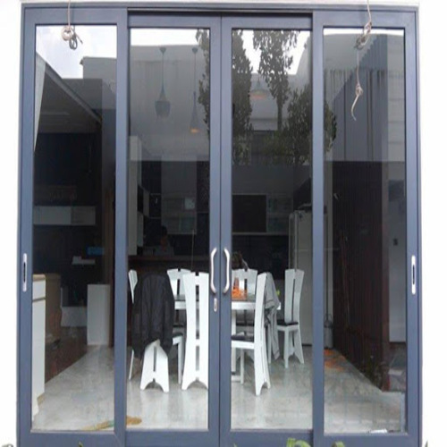 Cửa đi 4 cánh mở lùa nhôm HOPO
