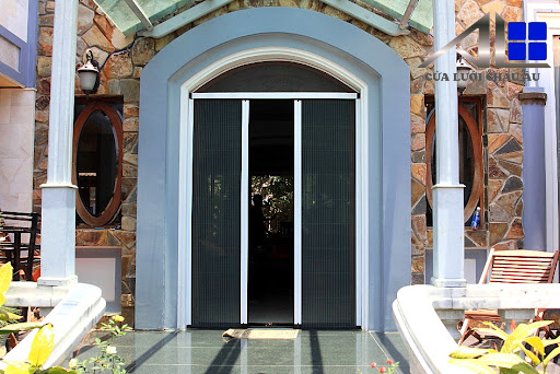 CỬA LƯỚI CHỐNG MUỖI XẾP TAY NẮM